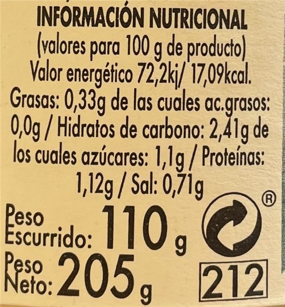 Yemas de Espárragos extra medias. Extremadura.-detalle