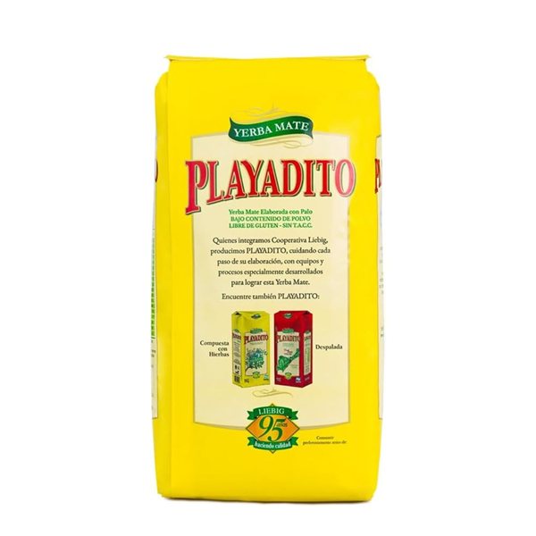 Yerba Mate 1kg Playadito-trasera
