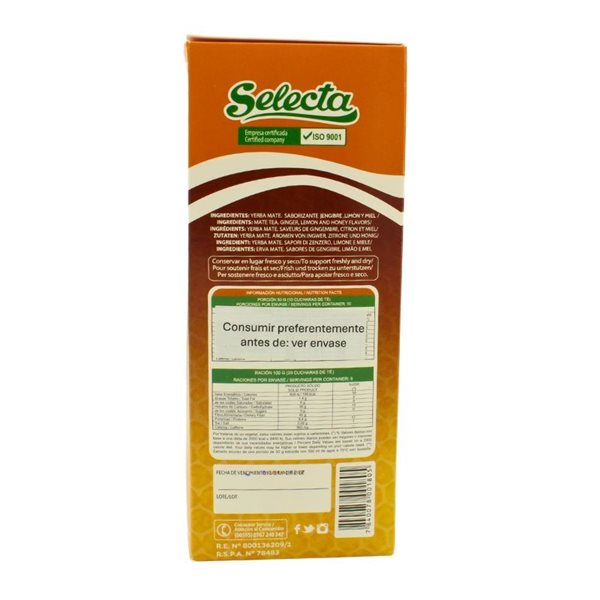 YERBA MATE INGWER INGWER ZITRONE UND HONIG 500 GR-detalle