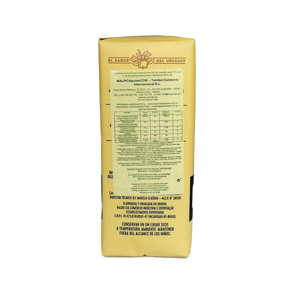 Yerba Mate Grüntee und Ingwer 1kg Kanaren-lateral