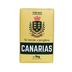 Yerba Mate Grüntee und Ingwer 1kg Kanaren