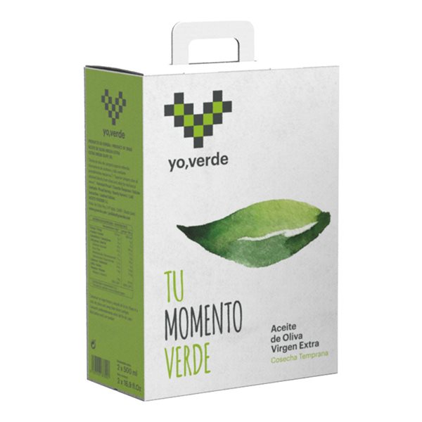 Yo, Verde Picual 500ml-detalle