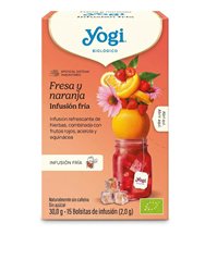 YOGI FROID FRAISE ET ORANGE 15 sachets
