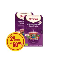Yogi Tea Ashwagandha Equilibre 2ème unité à 50% 17 filtres BIO