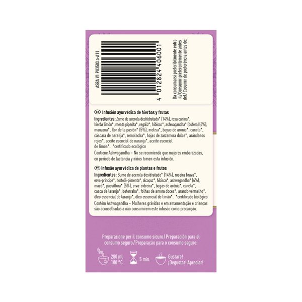 Yogi Tea Ashwagandha Équilibre Bio 17 sachets BIO-izquierda