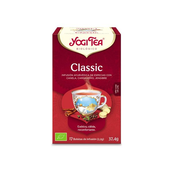 Yogi Tea Chai Classic 17 filtros BIO-lateral