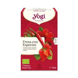 Yogi Tea Strawberries with Spices 17 Organic Filters