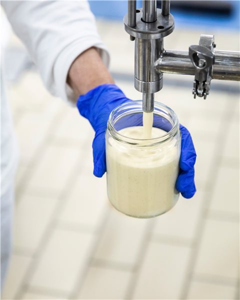 Vanilla yogurt 400 g-lateral