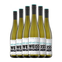 Young Poets Weiss Weiss Baby Pinot Blanco Trocken — Seco Baden 75 cl Vino Blanco (Caja de 6 unidades)