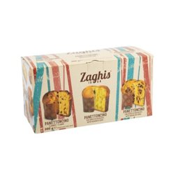 Zaghis tris panettoncini classic, choc. and pistachio