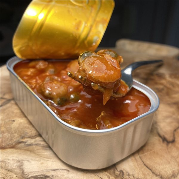 Zamburiñas en salsa de vieira 110g.-lateral