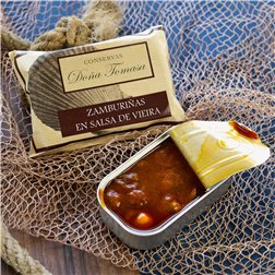 Zamburiñas dans une sauce de pétoncle 110g.