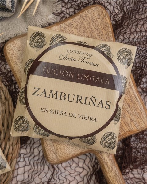Zamburiñas en salsa de vieira 60g-izquierda