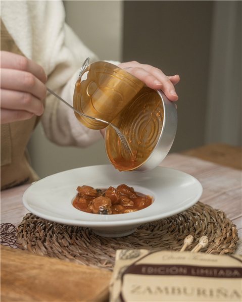 Zamburiñas en salsa de vieira 60g-trasera