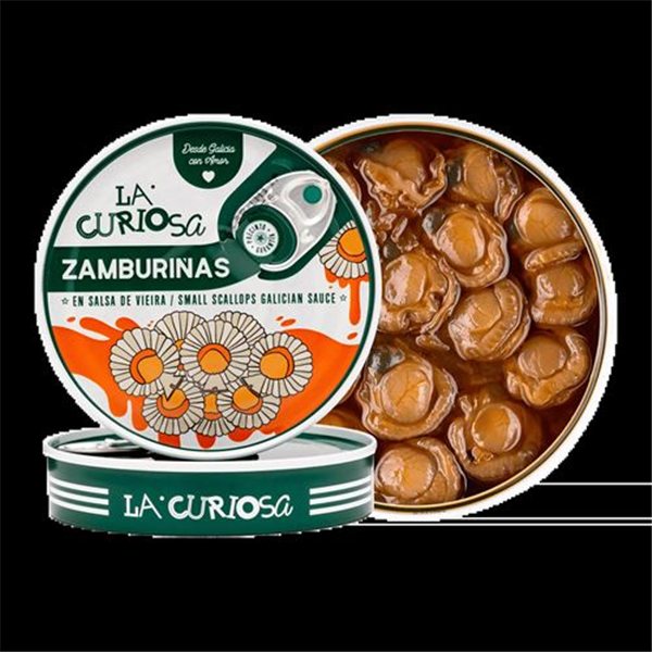 Zamburiñas en salsa de vieira, La Curiosa-lateral