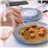 Scallops in scallop sauce, La Curiosa-lateral