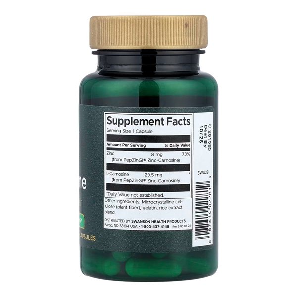 Zinc Carnosine 60 Caps-detalle