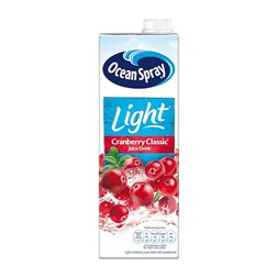 Zumo Caja de 12 unidades Ocean Spray Light Tetrabrick 1 L Arándano — Arándanos