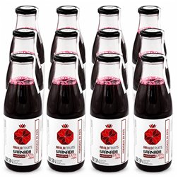 100% Natural Pomegranate Juice Kingdom Variety | Cold Pressed | Natural Pomegranate Juice Pack 12x750 ml without Added Sugar and rich in Antioxidants | Vegan Juice