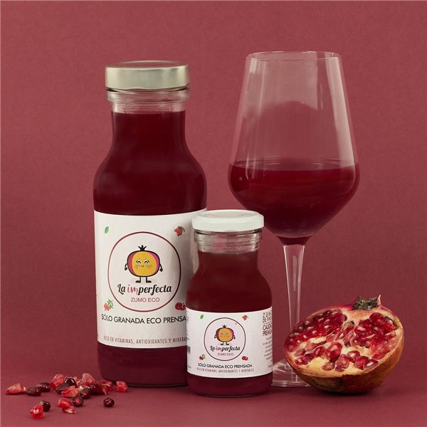 Zumo de granada ecológico: Pack 14 Botellas 200ml+ Regalito-detalle
