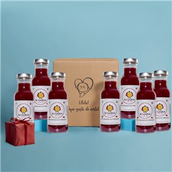 Zumo de granada ecológico: Pack 7 Botellas 785ml + Regalito