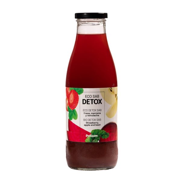 Eco Sab Detox Juice (Strawberry, Apple, Beetroot) Organic 6x750ml Delizum-detalle