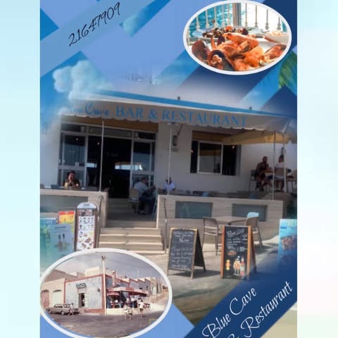 Logo for cashback partner (Blue Cave Bar Restaurant & Pizzeria)