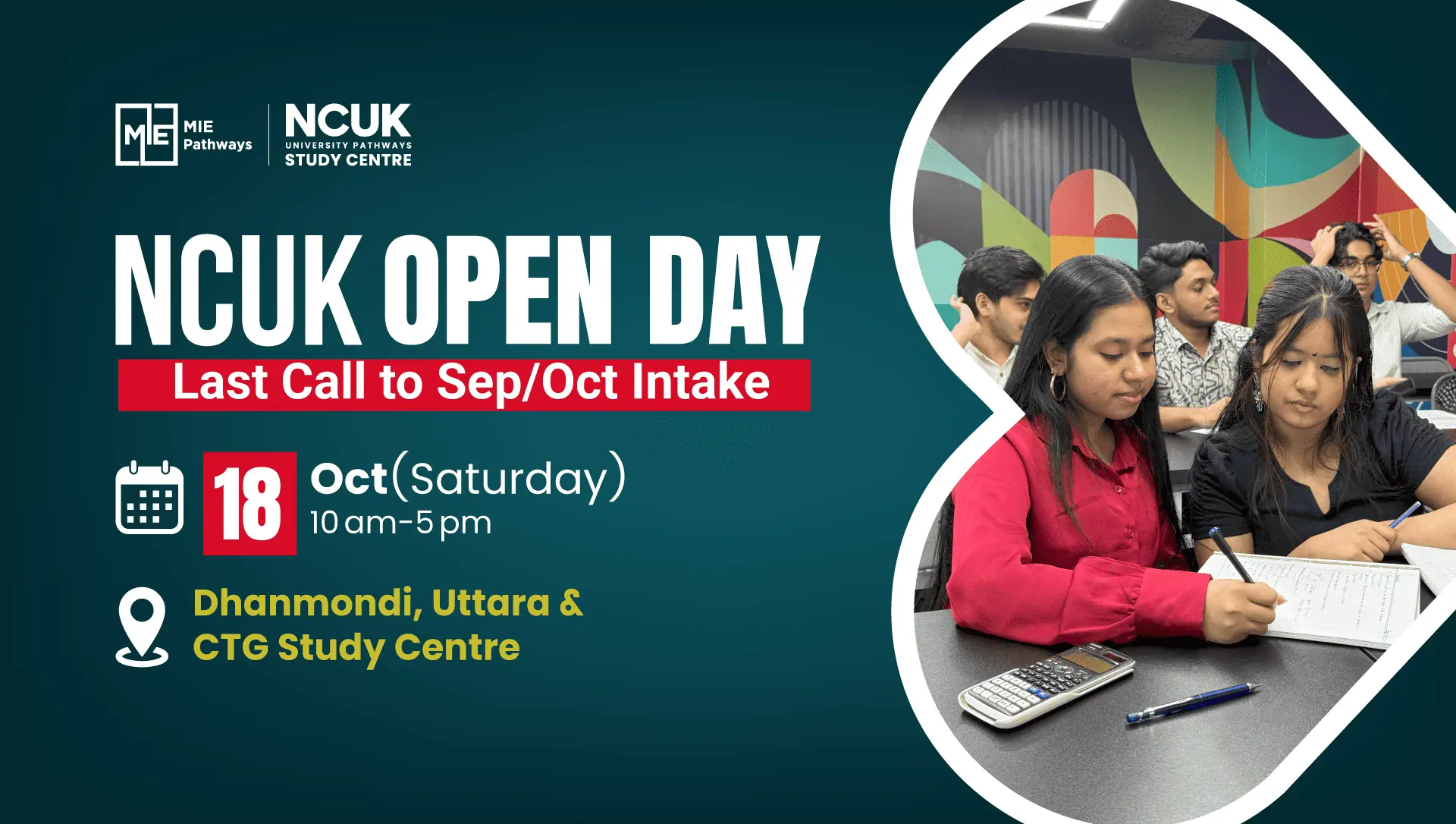 NCUK Open Day is back with some exciting offerings!