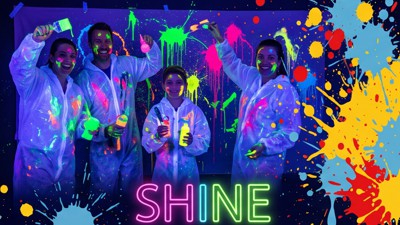 Shine Splatter Poster