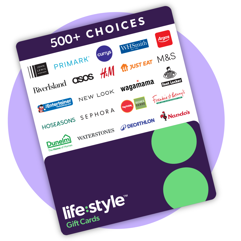 Lifestyle goft card 500 retailers