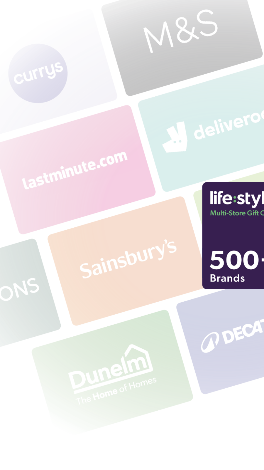 500 retailer brands gift card