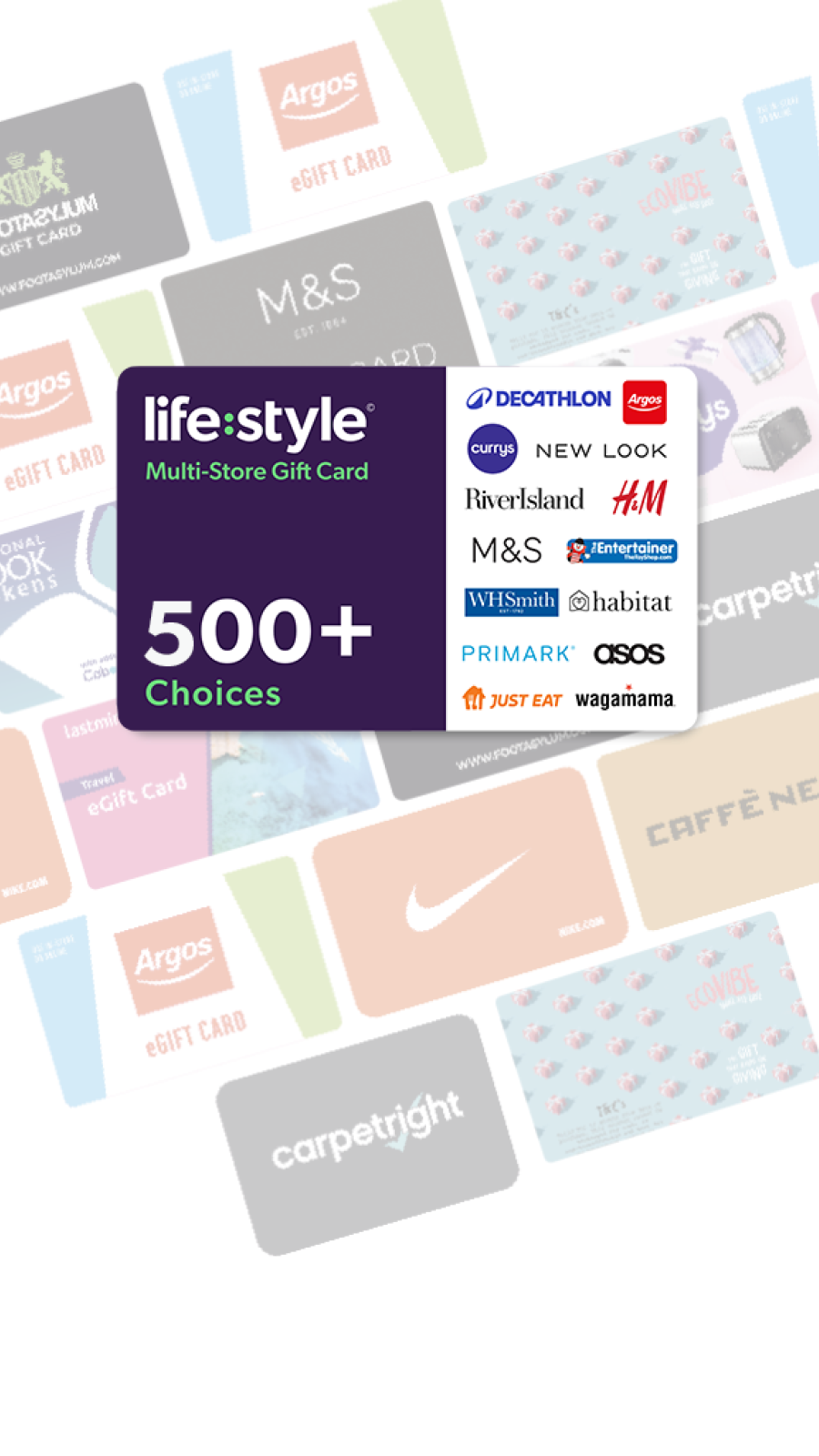 Gift Card Hero 500 Choices mobile