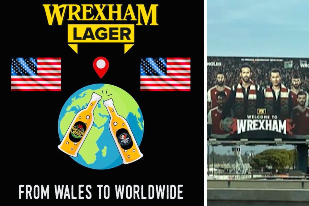 To Wrexham gives USA boost to Wrexham Lager