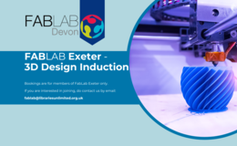 Photograph of 3D Design Induction, FabLab Exeter