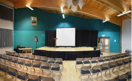 Photograph of The Main Assembly Hall, The Castle Rock School