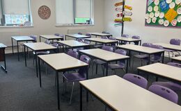Photograph of Classroom 111, Rugby Free Secondary School