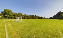 Photograph of Grass - Football Pitch 6 - standard FA size 9x9, Darlington Education Village