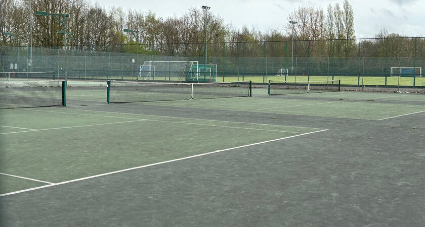 Tennis Court 4 (Acrylic) gallery image 0