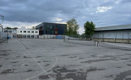 Photograph of Outdoor Netball Court, The Castle School Sports Centre