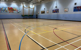 Photograph of Sports Hall, The Castle School Sports Centre