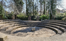 Photograph of Outside - Greek Theatre and Grass area, Walthamstow School for Girls