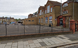 Photograph of Front Playground - one half only, Lavender Primary School