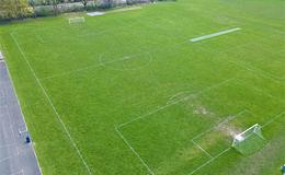 Photograph of Artificial Cricket Wicket and Field, Aylesford School