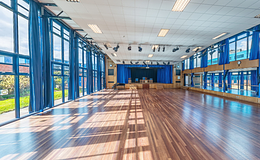 Photograph of School Hall, Sir Thomas Rich's School
