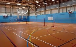 Photograph of Sports Hall, Rugby Free Secondary School