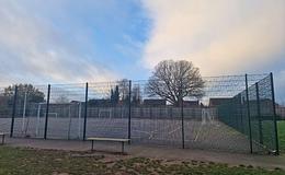 Photograph of MUGA, Rugby Free Secondary School