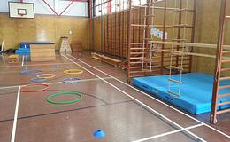 Photograph of Gym, Huntington School