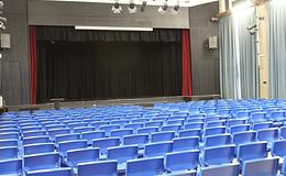 Photograph of S1 Hall with Stage, King James's School