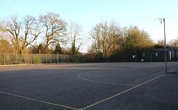 Photograph of Outdoor tarmac area, Tytherington School