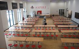Photograph of School dining Area, King's Leadership Academy Bolton